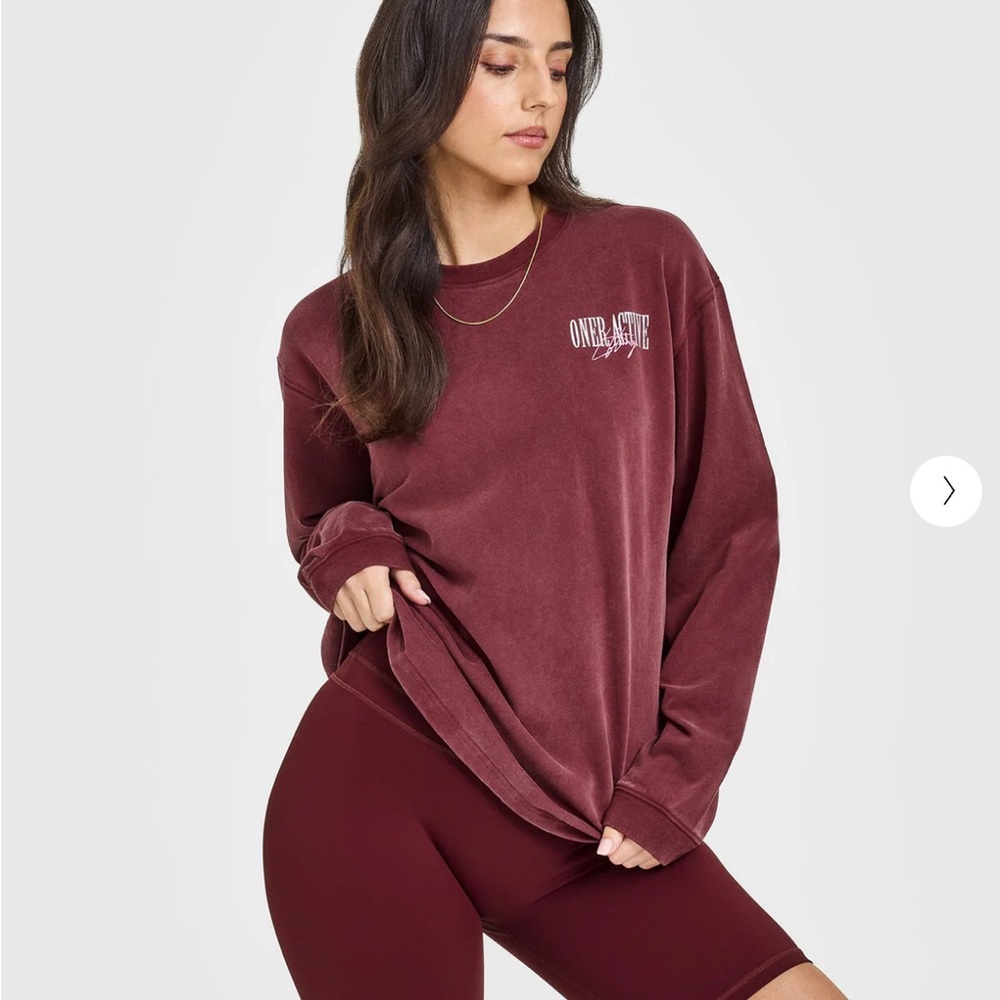 ONER GRAPHIC WASHED LONG SLEEVE TOP